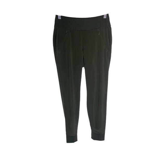 Athleta Soho Jogger Black Olive Pants-sz 0 - Picture 4 of 13